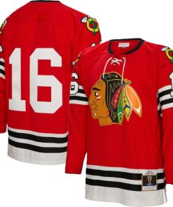 Bobby Hull Chicago Blackhawks  1960/61 Blue Line Player Jersey - Red