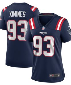Alternative view of Oshane Ximines New England Patriots Nike Women's  Game Jersey -  Navy