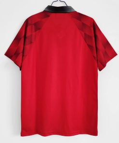 Alternative view of Manchester United 1996-97 Home Vintage Jersey