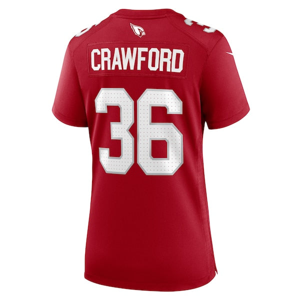Kitan Crawford Arizona Cardinals Nike Women's Team Game Jersey - Cardinal - Image 4