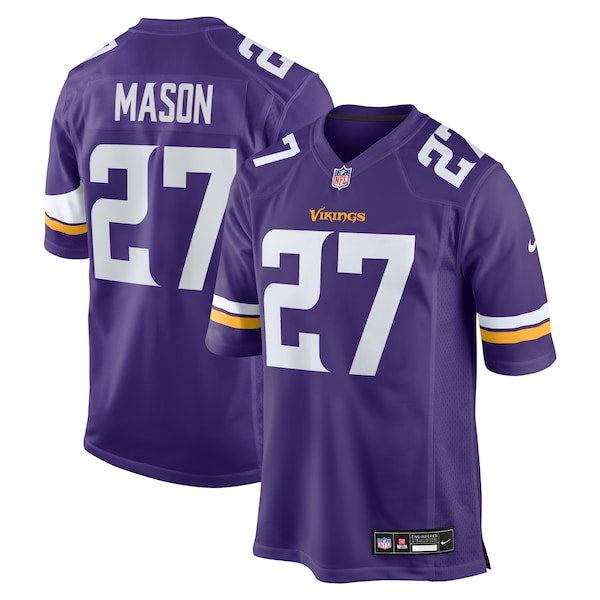 Jordan Mason Minnesota Vikings Nike Team Game Jersey - Purple