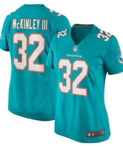 Verone McKinley III Miami Dolphins Nike Women's Game Player Jersey - Aqua