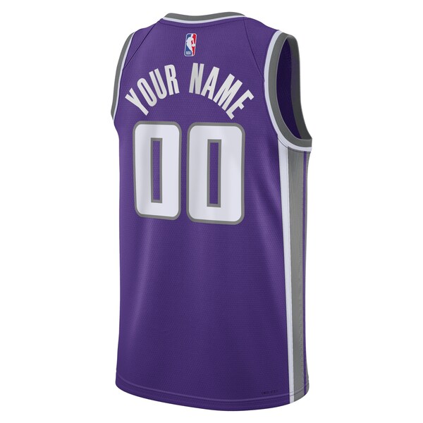 Sacramento Kings Nike Unisex Swingman Custom Jersey Purple - Icon Edition - Image 4