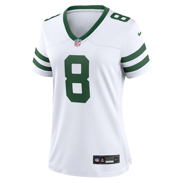 Aaron Rodgers New York Jets Nike Women's Player Jersey - White/Black/Green - Image 6