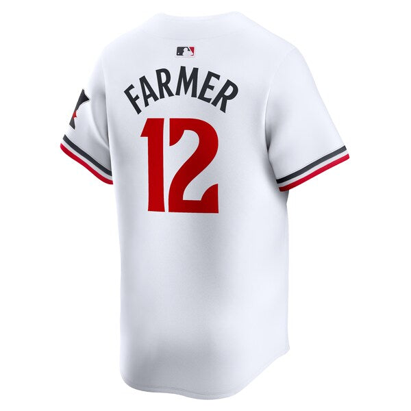 Kyle Farmer Minnesota Twins Nike Home Limited Player Jersey - White - Image 3