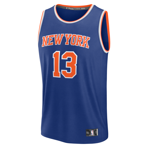Tyler Kolek New York Knicks Fast Break Replica Jersey - Blue - Icon Edition - Image 2
