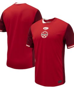 Canada Soccer Nike Men's 2024 Home Replica Jersey - Red