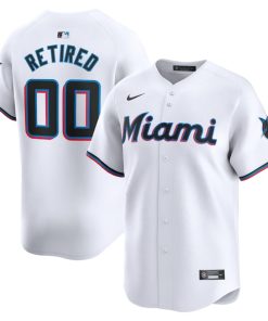 Miami Marlins Nike Home Limited Pick-A-Player Retired Roster Jersey - White