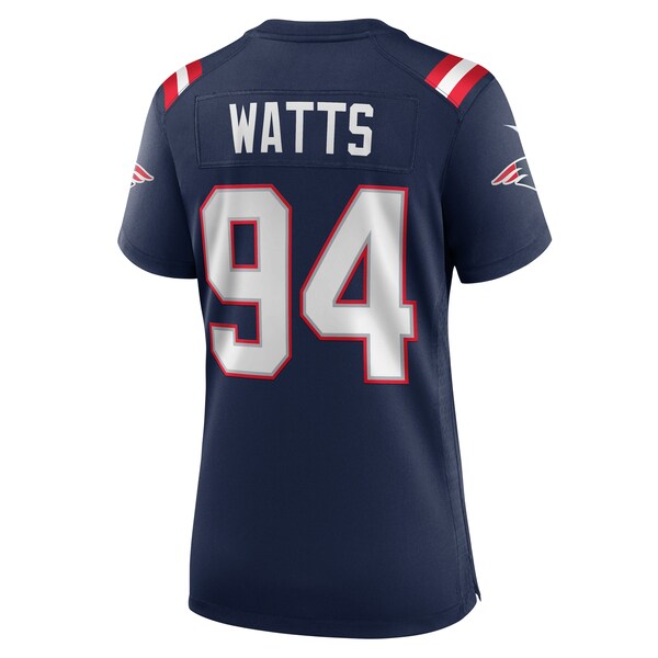 Armon Watts New England Patriots Nike Women's Game Jersey - Navy - Image 4