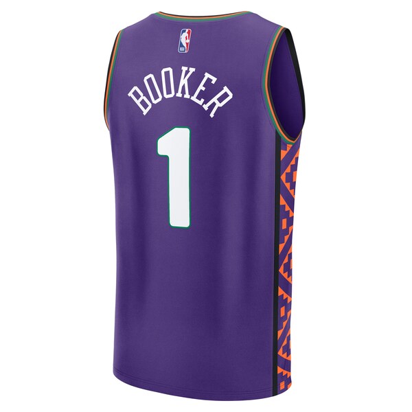 Devin Booker Phoenix Suns 2024/25 Fast Break Player Jersey - City Edition - Purple - Image 3