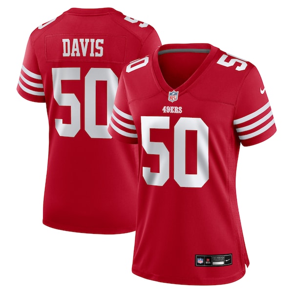Khalil Davis San Francisco 49ers Nike Women's Team Game Jersey - Scarlet