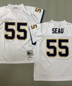 Junior Seau San Diego Chargerss Authentic Throwback Retired Player Jersey