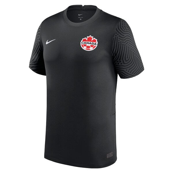 Canada Soccer Nike Youth Third Replica Jersey - Black - Image 2