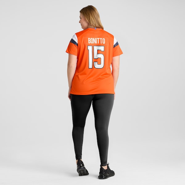 Nik Bonitto Denver Broncos Nike Women's Team Game Jersey - Orange - Image 7