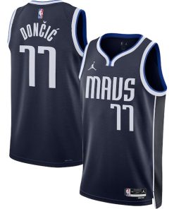 Luka Don?i? Dallas Mavericks Jordan Brand Unisex Swingman Jersey - Statement Edition - Navy