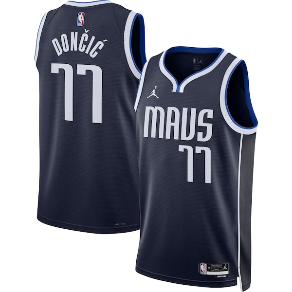 Luka Don?i? Dallas Mavericks Jordan Brand Unisex Swingman Jersey - Statement Edition - Navy