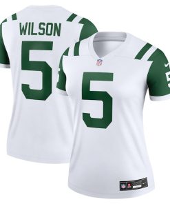 Garrett Wilson New York Jets Nike Women's Classic Alternate Legend Player Jersey - White