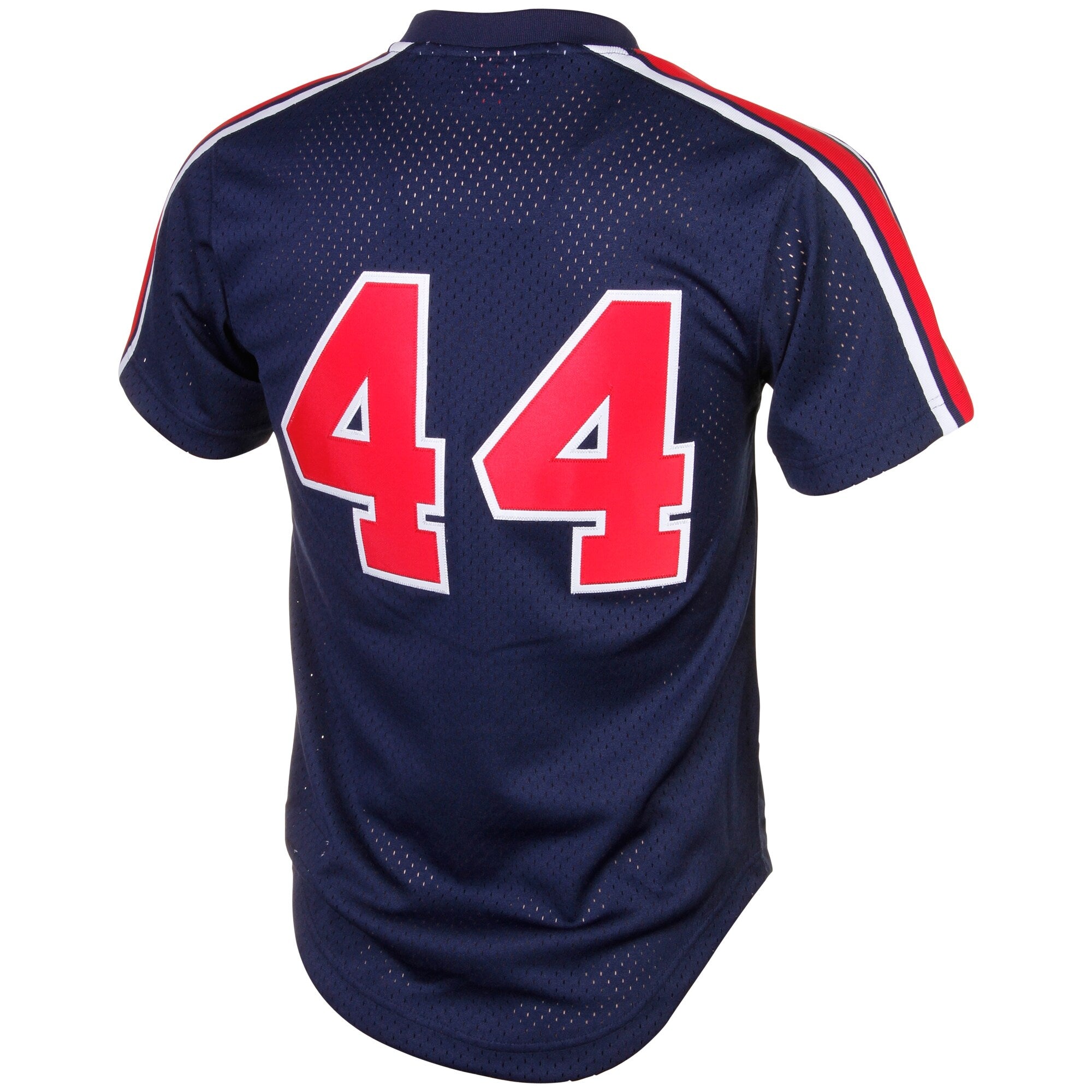 Reggie Jackson California Angels Cooperstown Mesh Batting Practice Jersey - Navy - Image 3
