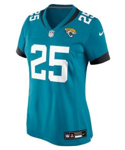 Alternative view of Rayuan Lane III Jacksonville Jaguars Nike Women's Team Game Jersey -  Teal