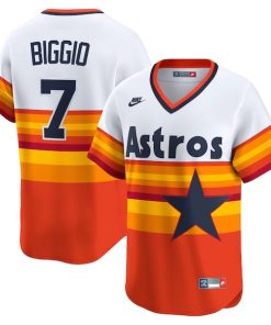 Craig Biggio Houston Astros Nike Throwback Cooperstown Collection Limited Player Jersey - White