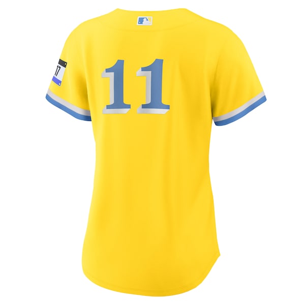 Rafael Devers Boston Red Sox Nike Women's City Connect Replica Player Jersey - Gold - Image 4