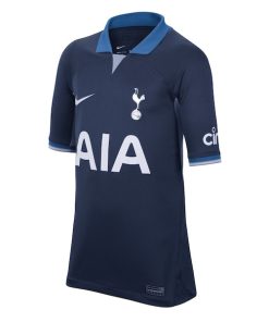 Alternative view of Tottenham Hotspur Nike Youth 2023/24 Away Stadium Replica Custom Jersey - Navy