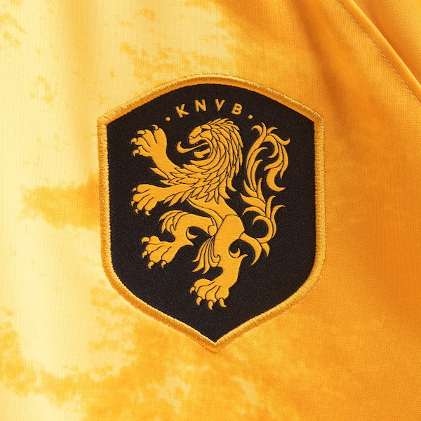 Netherlands National Team Nike Youth 2022/23 Home Breathe Stadium Replica Blank Jersey - Orange - Image 5