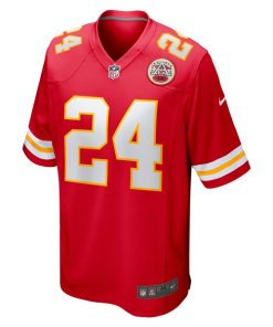 Alternative view of Skyy Moore Kansas City Chiefs Nike Game Player Jersey - Red