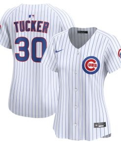 Kyle Tucker Chicago Cubs Nike Women's Home Limited Player Jersey?¨C White