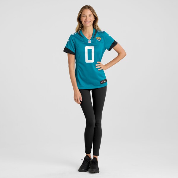 Devin Lloyd Jacksonville Jaguars Nike Women's Team Game Jersey - Teal - Image 4