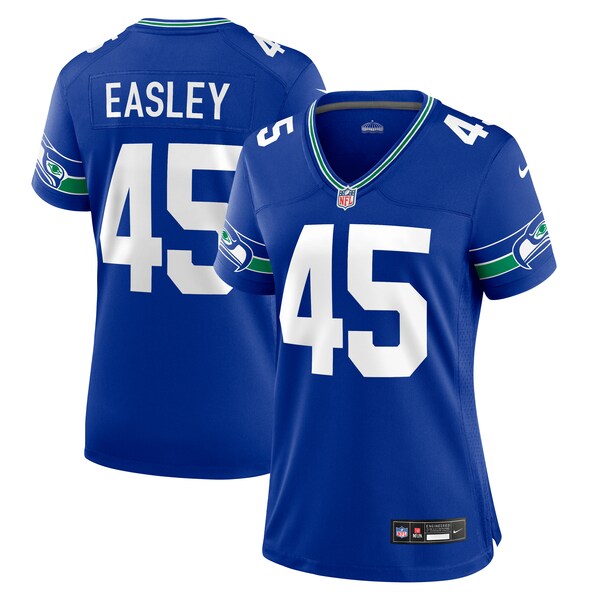 Kenny Easley Seattle Seahawks Nike Women's Throwback Retired Player Game Jersey - Royal/Navy - Image 2
