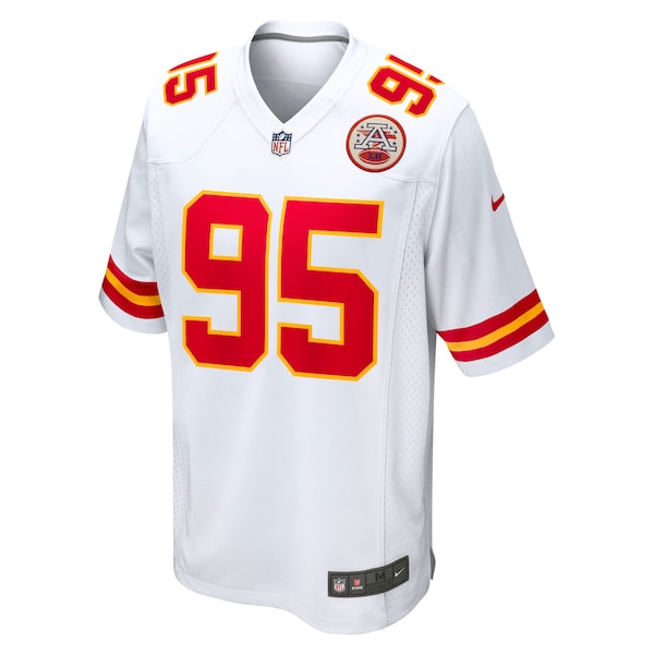 Chris Jones Kansas City Chiefs Nike Game Jersey - White/Red - Image 3