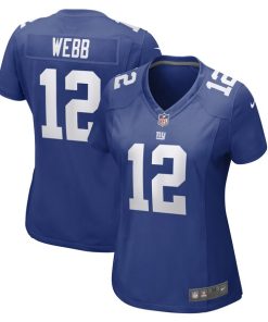 Davis Webb New York Giants Nike Women's Game Player Jersey - Royal