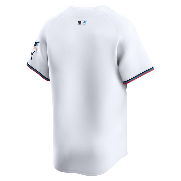 Miami Marlins Nike Home Limited Jersey - White - Image 3