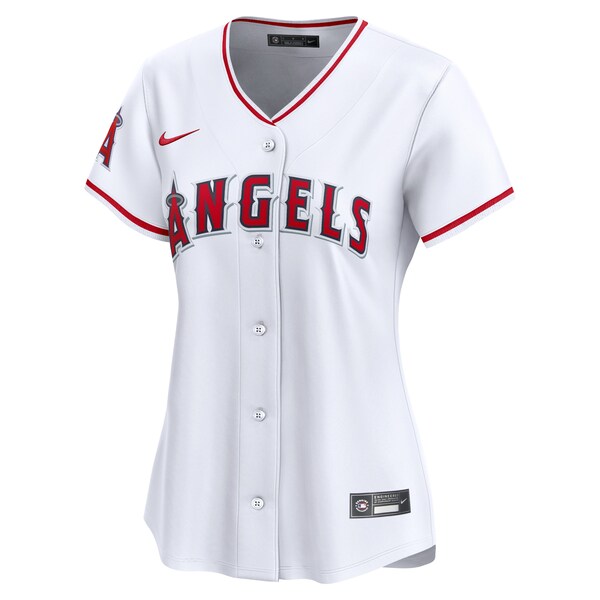 Los Angeles Angels Nike Women's Home Limited Jersey - White - Image 2