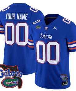 Florida Gators Jordan Brand Custom Game Jersey - Blue