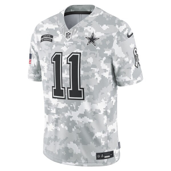Micah Parsons Dallas Cowboys Nike 2024 Salute to Service Limited Jersey - Arctic Camo - Image 2