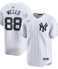 Austin Wells New York Yankees Nike Home Limited Player Jersey - White