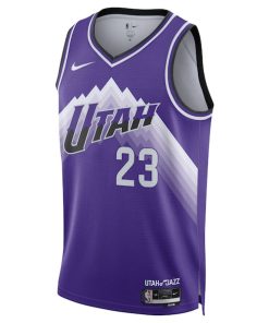 Alternative view of Lauri Markkanen Utah Jazz Nike Unisex 2023/24 Swingman Jersey - Purple - City Edition