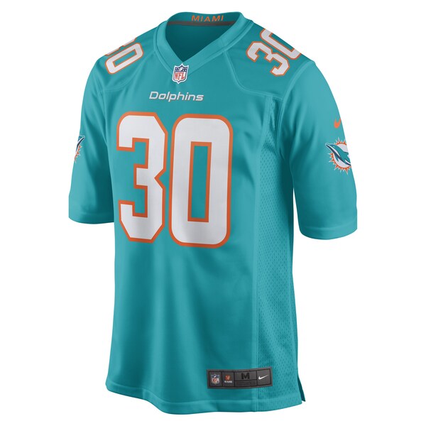 Alec Ingold Miami Dolphins Nike Game Player Jersey - Aqua - Image 2