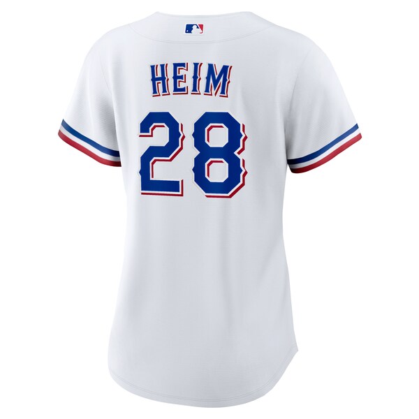 Jonah Heim Texas Rangers Nike Women's Home Replica Jersey - White - Image 3