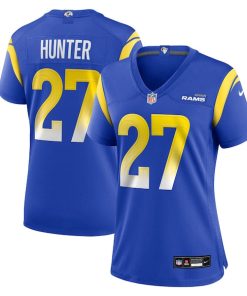 Jarquez Hunter Los Angeles Rams Nike Women's Team Game Jersey -  Royal