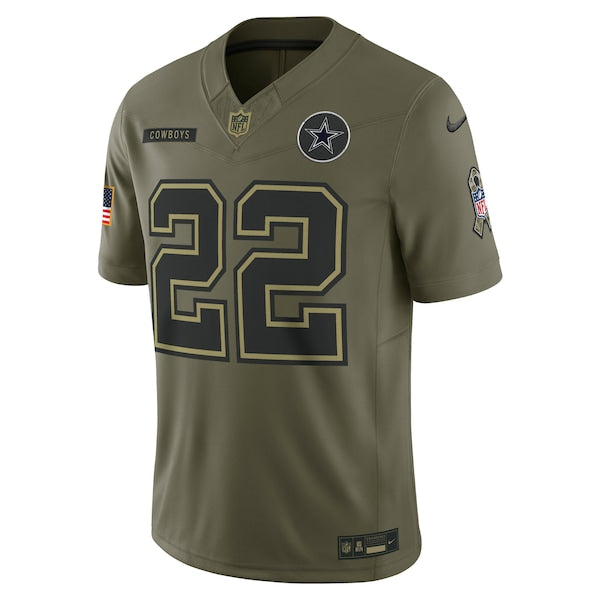 Emmitt Smith Dallas Cowboys Nike 2025 Salute to Service Retired Limited Jersey - Olive - Image 2