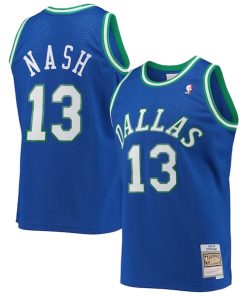 Steve Nash Dallas Mavericks 1998/99 Hardwood Classics Swingman Jersey - Blue