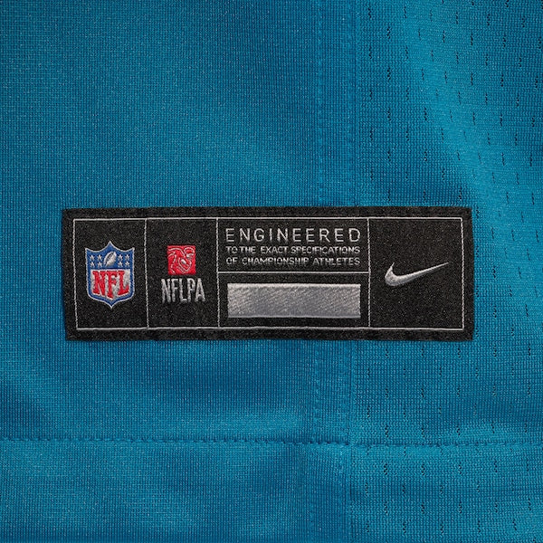 Jarrian Jones Jacksonville Jaguars Nike Team Game Jersey - Teal - Image 6
