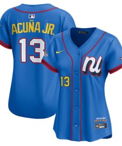 Ronald Acu?a Jr. National League Nike Women's 2025 All-Star Edition Limited Player Jersey - Blue