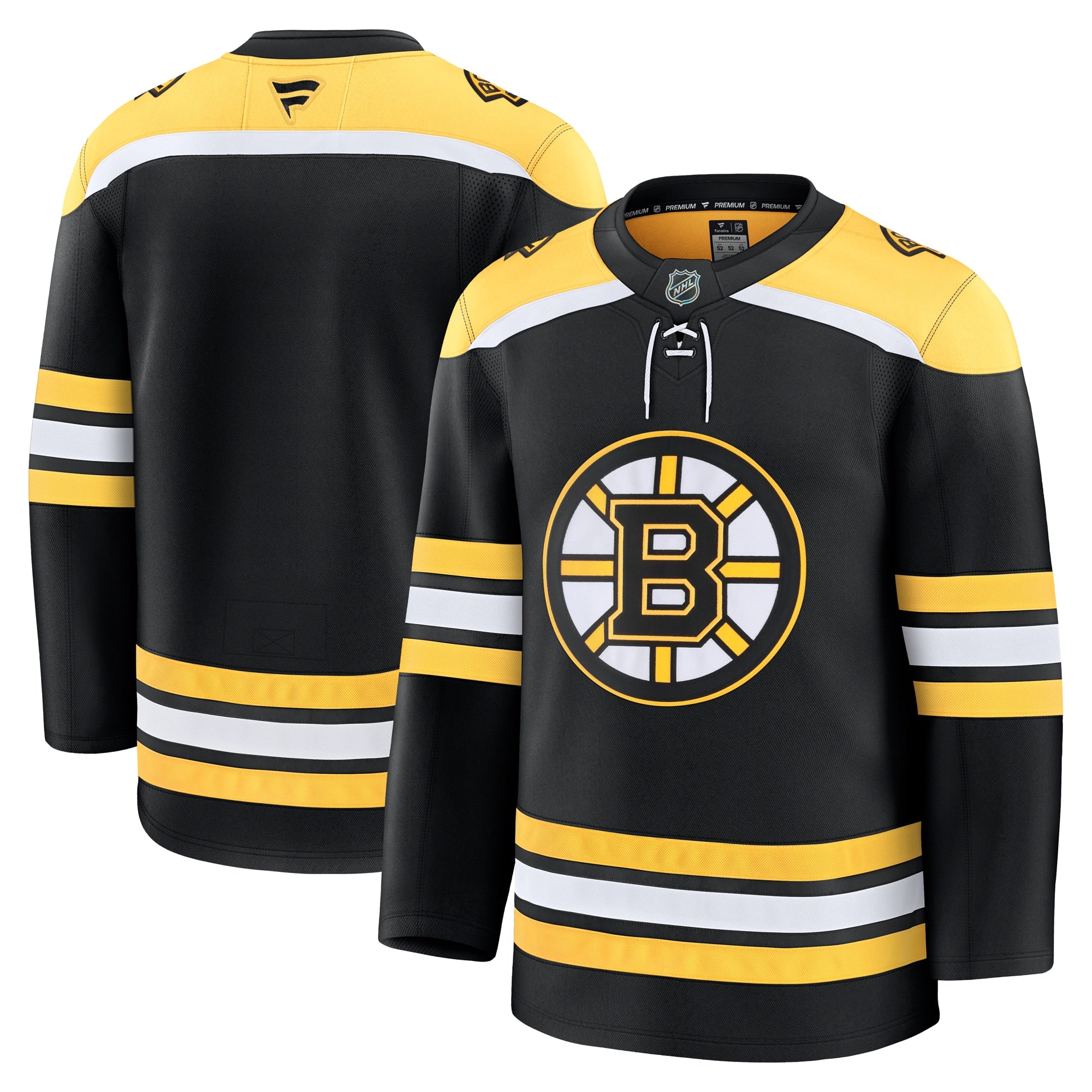 Boston Bruins Away Premium Jersey - White/Black - Image 6