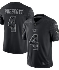Dak Prescott Dallas Cowboys Nike RFLCTV Limited Jersey - Black
