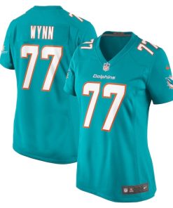 Isaiah Wynn Miami Dolphins Nike Women's  Game Jersey -  Aqua