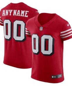 San Francisco 49ers Nike Alternate Vapor Elite Custom Jersey - Scarlet